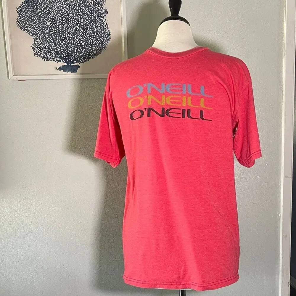 O'Neill Red and Yellow Logo Men's Tee
